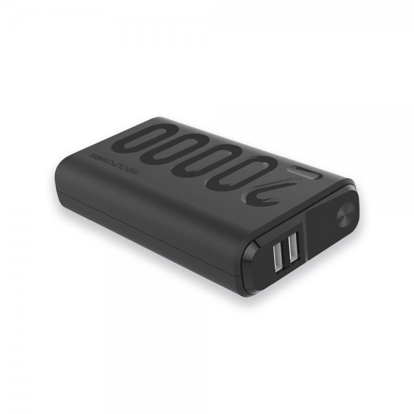 RealPower PB-20000 PD+ Black Rapid Charge Powerbank mit Power Delivery Ladegerät