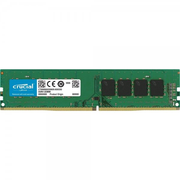 Crucial CT8G4DFS824A 8 GB Speicher (DDR4, 2400 MT/s, PC4-19200, SRx8, DIMM, 288-Pin)
