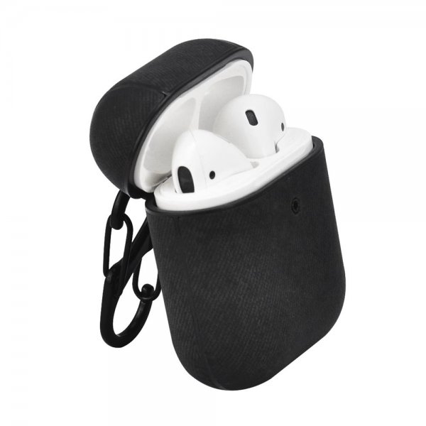 TERRATEC Air Box Fabric Case Kopfhörer Schutzhülle Ladefunktion kabellos schwarz