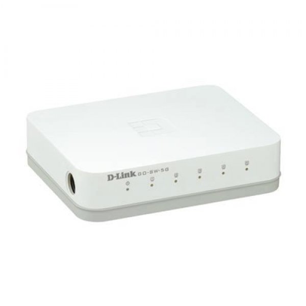 D-Link GO-SW-5G 5-Port Gigabit Ethernet Netzwerk Easy Desktop Switch LAN RJ-45