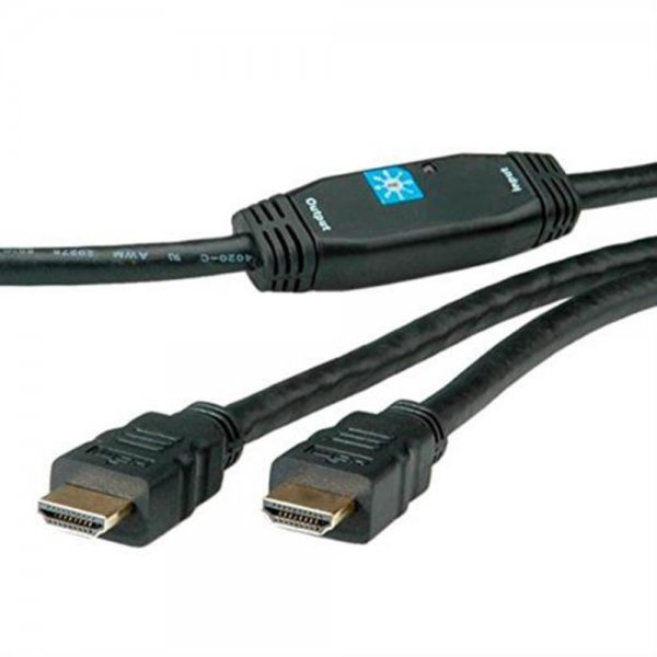 ROLINE 14.01.3465 HDMI High Speed Kabel m. Repeater 30m