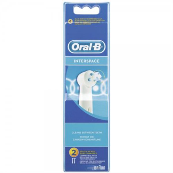 Braun Oral-B Aufsteckbürsten Interspace 2er für Oral-B Elektrozahnbürsten