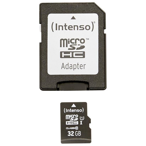 Intenso microSD 32GB UHS-I Premium Speicherkarte inkl. SD-Adapter externer Datenspeicher