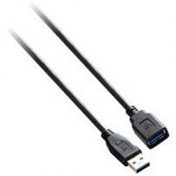 V7 USB 3.0 Verlängerungskabel USB A zu A (m/w) schwarz 3m