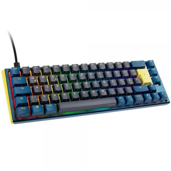Ducky One 3 Daybreak SF Gaming Tastatur RGB LED MX-Clear deutsches Layout QWERTZ