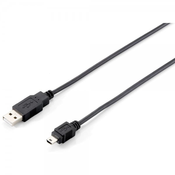 Equip USB Kabel 1,8 m 2.0 USB A Mini-USB B Schwarz