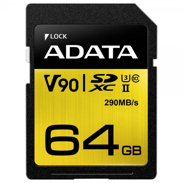 ADATA SDXC UHS-II U3 Class 10 64GB Premier One