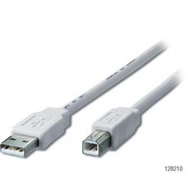 Digital Data Communications Equip - USB-Kabel - USB Typ A>Typ B 3m transparent